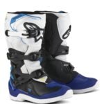 ALPINESTARS YOUTH TECH 3S BOOTS WHITE BLUE