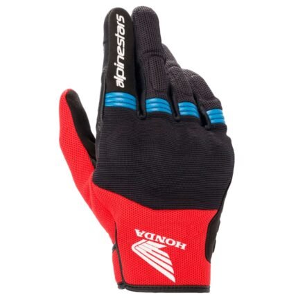 ALPINESTARS HONDA COPPER GLOVE BLACK BRIGHT RED