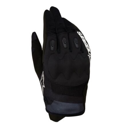 ALPINESTARS TECHDURA GLOVES WHITE BLACK