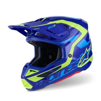 ALPINESTARS S-M7 DEED HELMET ECE06/DOT BLUE