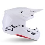 ALPINESTARS S-M7 SOLID HELMET ECE06/DOT WHITE