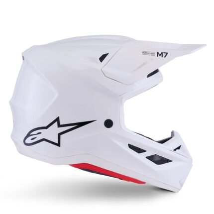 ALPINESTARS S-M7 SOLID HELMET ECE06/DOT WHITE