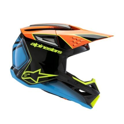 ALPINESTARS SM3 YOUTH FRAY HELMET ECE06/DOT BLACK ORANGE