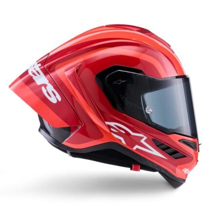 ALPINESTARS SUPERTECH R10 ARIUS HELMET ECE06 DOT DOUBLE RED GLOSSY