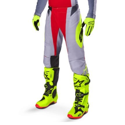 ALPINESTARS 2025 TECHSTAR MELT PANTS BRIGHT RED GRAY