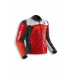 DUCATI LEATHER JACKET CORSE C7 RED WHITE