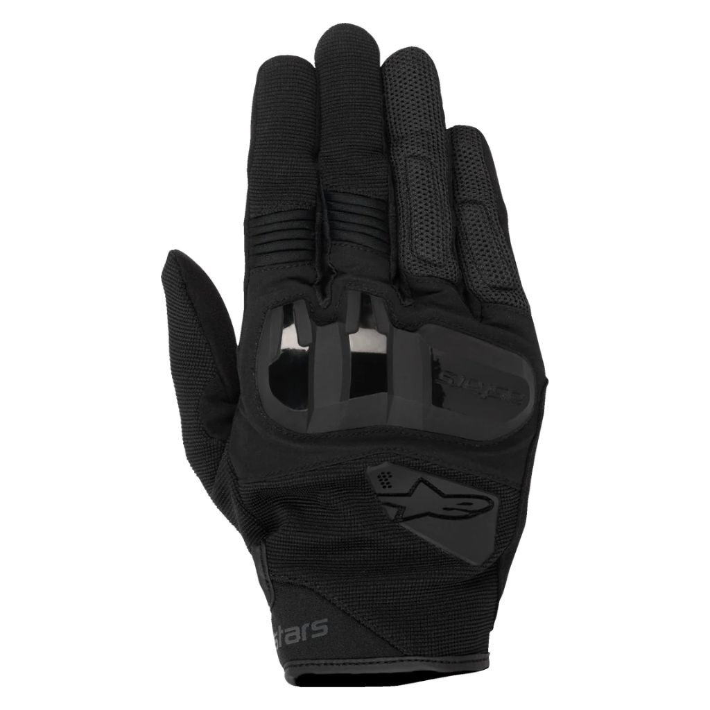 ALPINESTARS CHROME V2 GLOVES IN BLACK ASPHALT WITH PROTECTIVE MOTORCYCLE RIDING DESIGN ALPINESTARS CHROME V2 GLOVES BLACK-ASPHALT