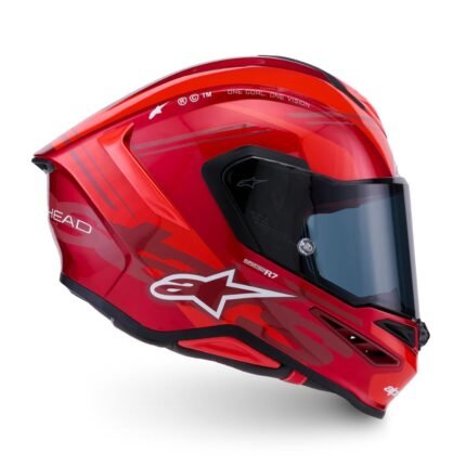 ALPINESTARS S-R7 A-CORE HELMET ECE06/DOT RED WHITE