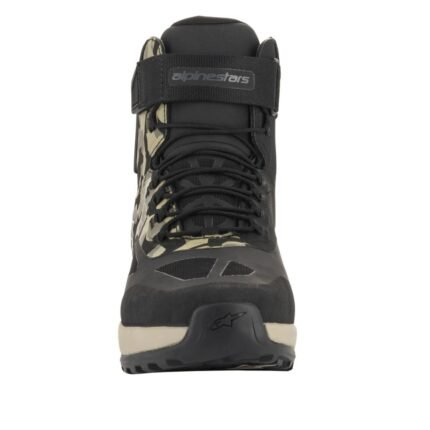 ALPINESTARS CR-6 DRYSTAR RIDING SHOES BLACK GRAY CAMO
