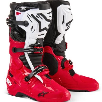 ALPINESTARS TECH 10 ENDURO BOOTS BRIGHT RED