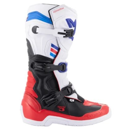 ALPINESTARS TECH 3 BOOTS WHITE RED
