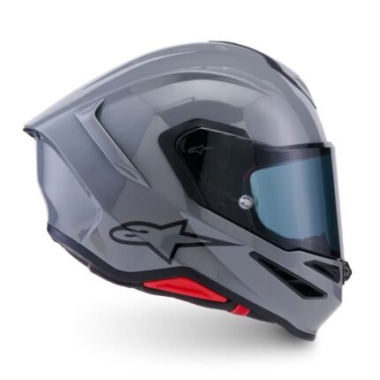 ALPINESTARS S-R7 SOLID HELMET ECE06/DOT GRAY GLOSSY