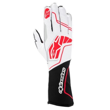 ALPINESTARS TECH-1 KX V4 GLOVES BLACK WHITE