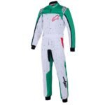 ALPINESTARS KMX-9 V3 GRAPHIC 6 SUIT WHITE GREEN