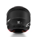 ALPINESTARS S-M7 SOLID HELMET ECE06 DOT BLACK GLOSSY LIGHTWEIGHT PROTECTIVE HELMET