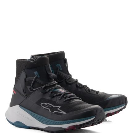 ALPINESTARS SPEEDFORCE XR SHOES BLACK PETROL GRAY
