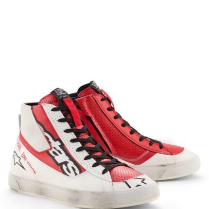ALPINESTARS STATED FLAIR SHOES WHITE RED