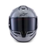 ALPINESTARS S-R7 SOLID HELMET ECE06/DOT GRAY GLOSSY