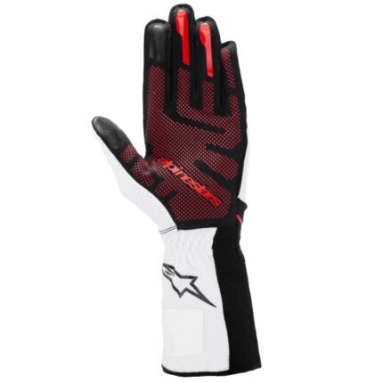 ALPINESTARS TECH-1 KX V4 GLOVES BLACK WHITE
