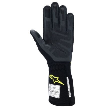ALPINESTARS TECH-1 ZX V4 GLOVES BLACK YELLOW