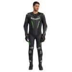 ALPINESTARS GP FORCE V2 LEATHER SUIT BLACK GREEN