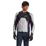 ALPINESTARS AST V3 AIR JACKET SILVER DEEP BLUE
