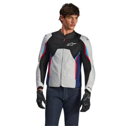 ALPINESTARS AST V3 AIR JACKET SILVER DEEP BLUE