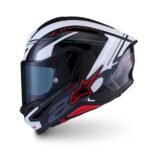 ALPINESTARS S-R7 A-CORE HELMET ECE06/DOT BLACK WHITE