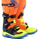 ALPINESTARS TECH 5 BOOTS BLACK ORANGE