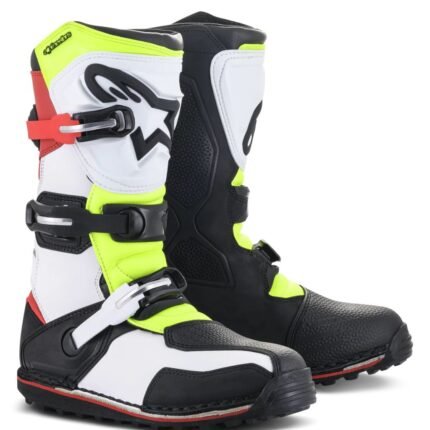 ALPINESTARS TECH-T BOOTS WHITE YELLOW