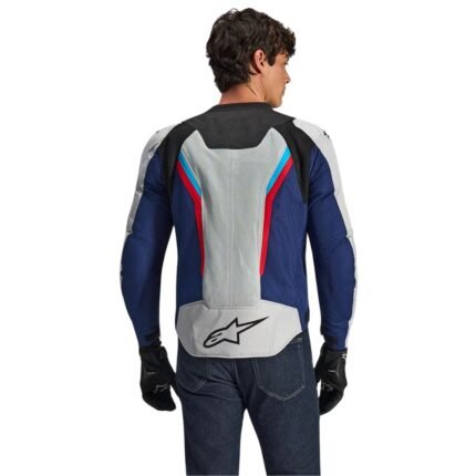 ALPINESTARS AST V3 AIR JACKET SILVER DEEP BLUE