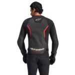 ALPINESTARS GP FORCE V2 AIR LEATHER JACKET BLACK RED