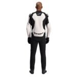 ALPINESTARS GP FORCE V2 LEATHER JACKET WHITE BLACK