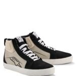 ALPINESTARS RIDE 63 LEATHER SHOES BLACK COOL GREY