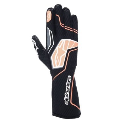 ALPINESTARS TECH-1 KX V4 GLOVES BLACK ORANGE