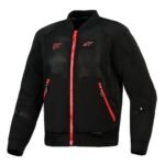 ALPINESTARS FLIGHT AIR JACKET BLACK BRIGHT RED