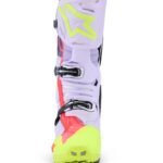 ALPINESTARS TECH 10 SUPERVENTED BOOTS PURPLE YELLOW
