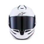 ALPINESTARS S-R7 SOLID HELMET ECE06/DOT WHITE GLOSSY