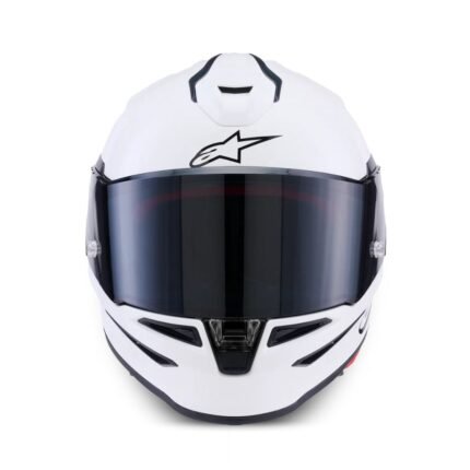 ALPINESTARS S-R7 SOLID HELMET ECE06/DOT WHITE GLOSSY