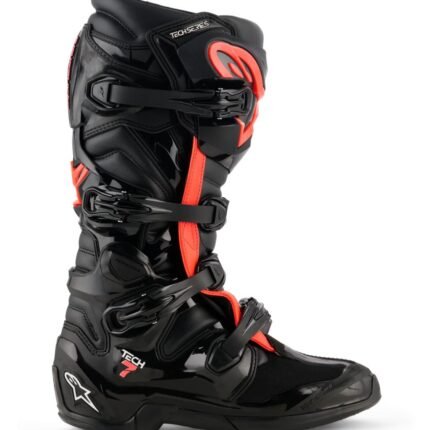 ALPINESTARS TECH 7 BOOTS BLACK RED