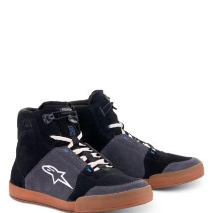 ALPINESTARS CHROME SHOES BLACK ASPHALT