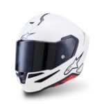 ALPINESTARS S-R7 SOLID HELMET ECE06/DOT WHITE GLOSSY