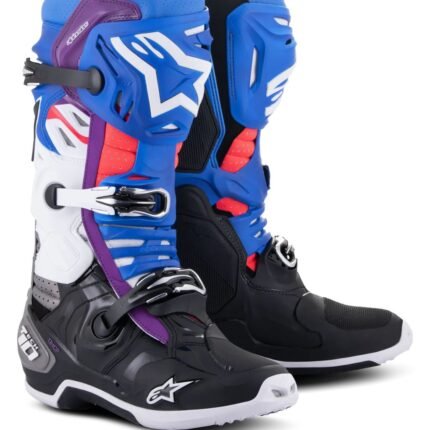 ALPINESTARS TECH 10 SUPERVENTED BOOTS BLACK BLUE