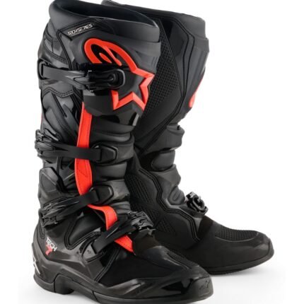 ALPINESTARS TECH 7 BOOTS BLACK RED