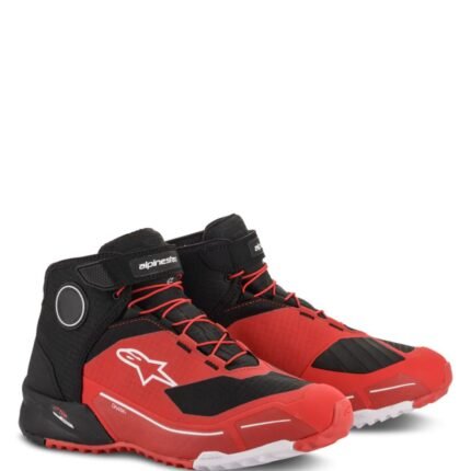 ALPINESTARS CR-X DRYSTAR RIDING SHOES RED BLACK