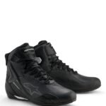 ALPINESTARS STELLA FASTER 4 DRYSTAR SHOES BLACK SILVER