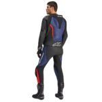 ALPINESTARS GP FORCE V2 LEATHER SUIT 2 PIECE BLACK BLUE