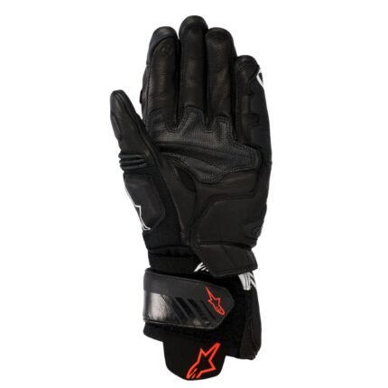 ALPINESTARS GP PLUS R V3 LEATHER GLOVES BLACK WHITE