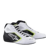 ALPINESTARS TECH-1 K START V2 SHOES WHITE BLACK