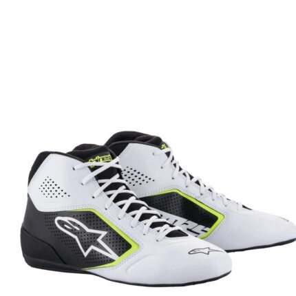 ALPINESTARS TECH-1 K START V2 SHOES WHITE BLACK